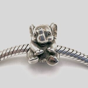 Pandora Lucky Elephant Sterling Silver Charm Retired